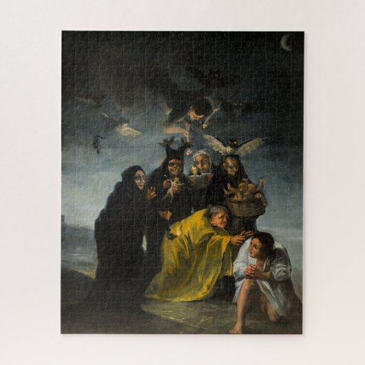 De heksensabbat, Las Brujas door Francisco Goya Legpuzzel (Verticaal)