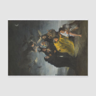 De heksensabbat, Las Brujas door Francisco Goya Tissuepapier