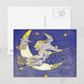 De heksenvlucht briefkaart (Voorkant / Achterkant)