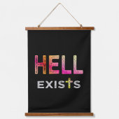 De hel bestaat hangend wandkleed (Voorkant)