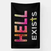 De hel bestaat spandoek (Verticaal)