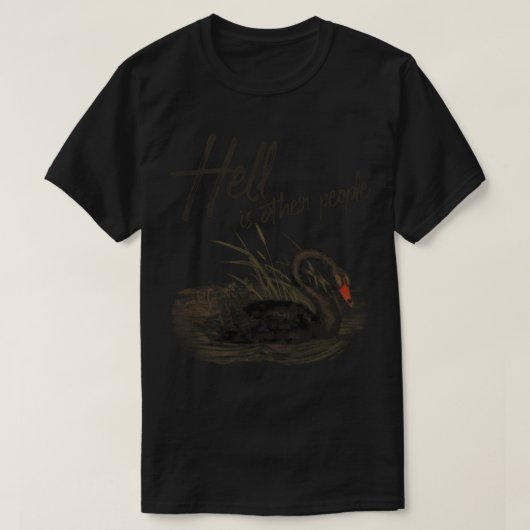 De hel is andere mensen1 t-shirt (Design voorkant)