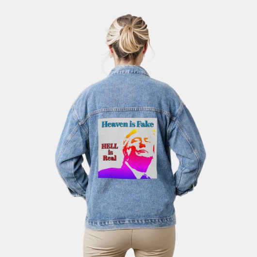 De Hel Is Echte Denim Jas Jacket (Model)