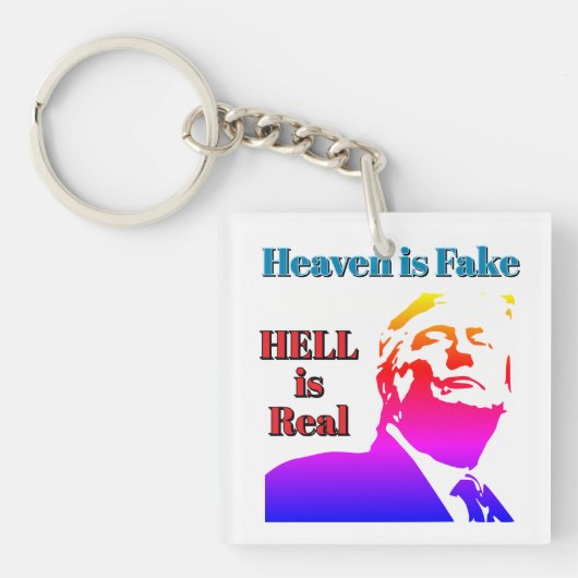 De Hel Is Echte Sleutelhanger (voorkant)