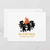 De hel is Leeg en alle duivels zijn hier Briefkaart (Voorkant / Achterkant)