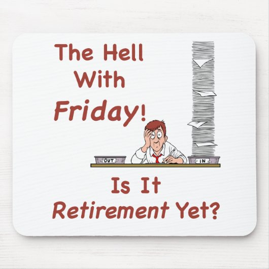 De hel met vrijdagmousepad muismat (Voorkant)