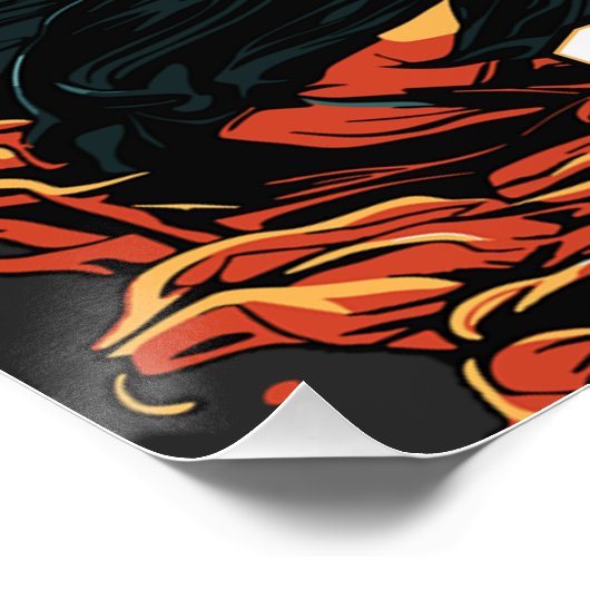 De hel probeerde het God ontkende het Christelijk Perfect Poster (Hoek)