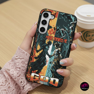 De hel probeerde het, God ontkende het Christelijk Samsung Galaxy Hoesje