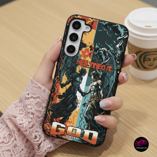 De hel probeerde het God ontkende het Christelijk  Samsung Galaxy Hoesje