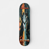 De hel probeerde het, God wees het af Christelijk  Persoonlijk Skateboard (Voorkant)