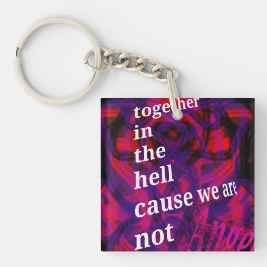 De hel sleutelhanger (voorkant)