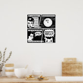 De hel strip herschrijven poster (Keuken)