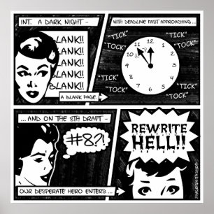 De hel strip herschrijven poster