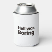 de hel was saai blikjeskoeler (Blikje Achterkant)