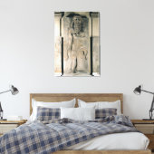 De held Gilgamesh heeft een leeuw Canvas Afdruk (Insitu (Slaapkamer))