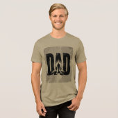 De held in het hart van de familie Tri-Blend shirt (Voorkant volledig)