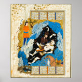 De held Rustam doodt de White Demon Poster (Voorkant)