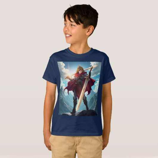 de held t-shirt (Voorkant volledig)