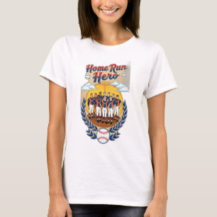 De held van de thuisrun. t-shirt