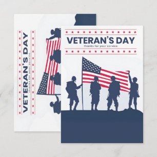 De Helden van Amerika Vieren – Veteranendag 2025 Bedankkaart