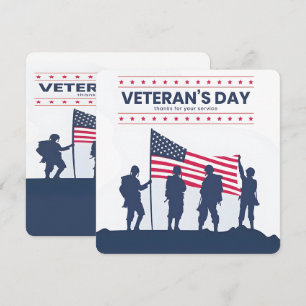 De Helden van Amerika Vieren – Veteranendag 2025 Bedankkaart