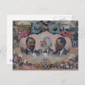 "De helden van de gekleurde ras" Briefkaart (Voorkant / Achterkant)