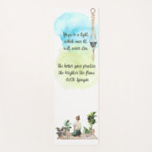 De helderder de Waterverf van de vlam fitness Mat (Voorkant)