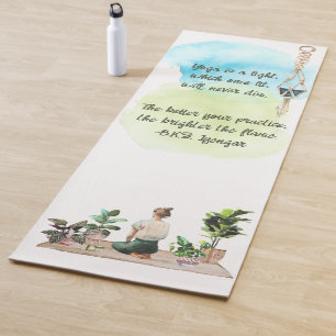 De helderder de Waterverf van de vlam fitness Mat