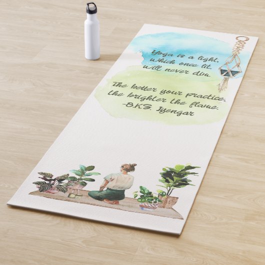 De helderder de Waterverf van de vlam fitness Mat (In situ)