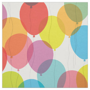 De heldere Ballons van de Verjaardag Stof