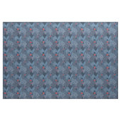 De heldere blauwe lappendeken stof (Yard (91,4 cm))