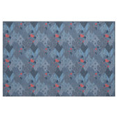 De heldere blauwe lappendeken stof (Fat Quarter)
