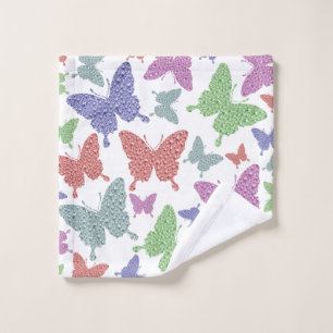 De heldere Doek van de Was van de Vlinders van Washandje
