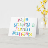 De heldere Gelukwensen u zijn zwanger Kaart (Gele Bloem)
