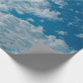 De heldere hemel op de dag dat het licht voorbij g cadeaupapier (Hoek)