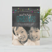 De heldere Kaarten van de Foto van Kerstmis van (Staand voorkant)