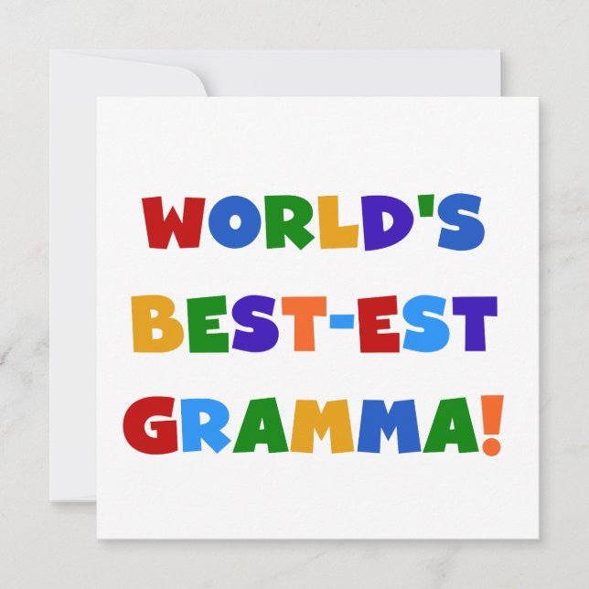 De Heldere Kleuren van Gramma van het (Voorkant)