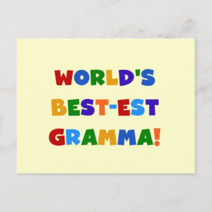 De Heldere Kleuren van Gramma van het Briefkaart
