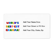 De Heldere Kleuren van Gramma van het Etiket (Voorkant)