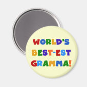 De Heldere Kleuren van Gramma van het Magneet (Voorkant / Achterkant)