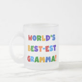 De Heldere Kleuren van Gramma van het Matglas Koffiemok (Links)