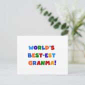 De Heldere Kleuren van Granma van het Briefkaart (Staand voorkant)