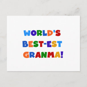 De Heldere Kleuren van Granma van het Briefkaart