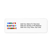 De Heldere Kleuren van Granma van het Etiket (Voorkant)