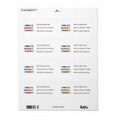 De Heldere Kleuren van Granma van het Etiket (Full Sheet)