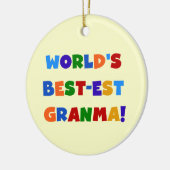 De Heldere Kleuren van Granma van het Keramisch Ornament (Links)