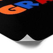 De Heldere Kleuren van Granma van het Poster (Hoek)