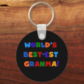 De Heldere Kleuren van Granma van het Sleutelhanger (Voorkant)