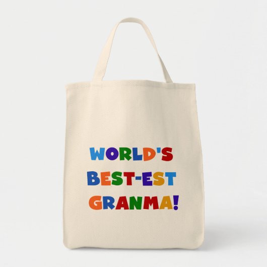 De Heldere Kleuren van Granma van het Tote Bag (Voorkant)