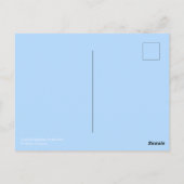 De heldere Kleurrijke Spiraalvormige Werveling van Briefkaart (Achterkant)